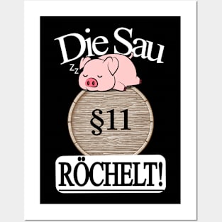 Die Sau röchelt Posters and Art